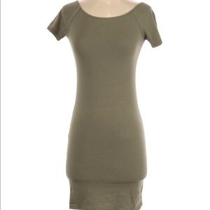 Olive green dress